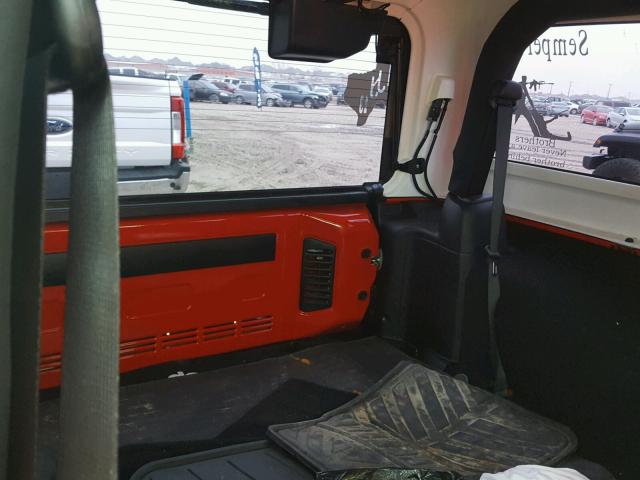 1C4AJWAG5FL675334 - 2015 JEEP WRANGLER S წითელი ფოტო 6