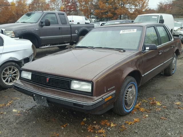 1G2AF51R1JT223486 - 1988 PONTIAC 6000 BROWN photo 2