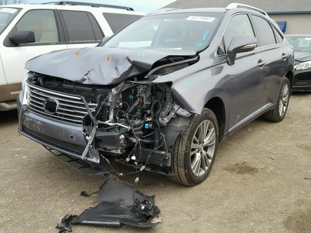 JTJBC1BA6D2052106 - 2013 LEXUS RX 450 CHARCOAL photo 2