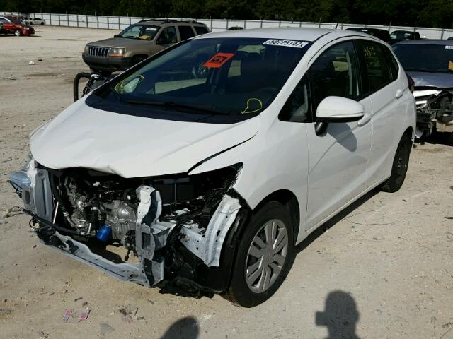 JHMGK5H54GX025506 - 2016 HONDA FIT LX WHITE photo 2