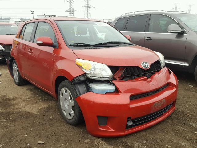 JTKKU4B42AJ053789 - 2010 TOYOTA SCION XD RED photo 1