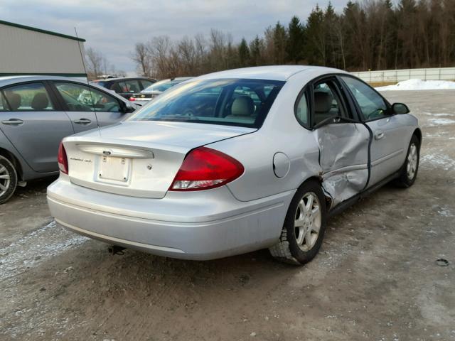 1FAFP56UX6A251968 - 2006 FORD TAURUS SEL SILVER photo 4