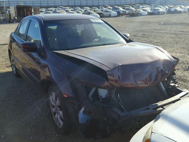 1HGCP26808A098973 - 2008 HONDA ACCORD EXL MAROON photo 1