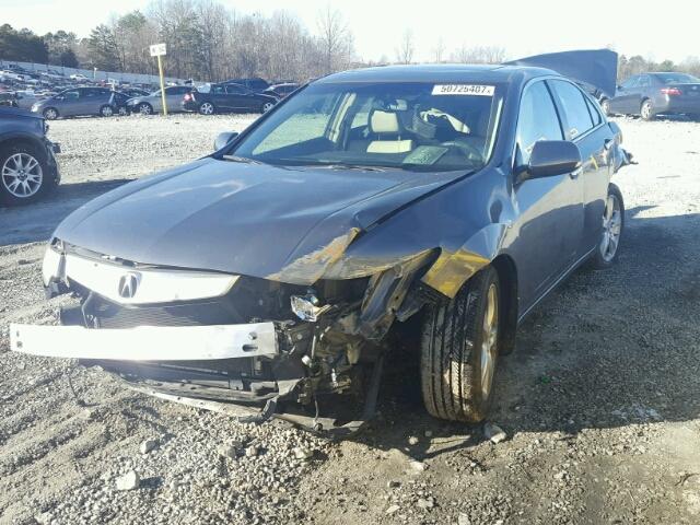 JH4CU2F67AC007891 - 2010 ACURA TSX GRAY photo 2