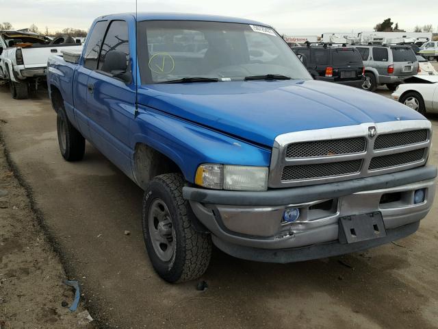 1B7HF13Y9WJ181854 - 1998 DODGE RAM 1500 BLUE photo 1