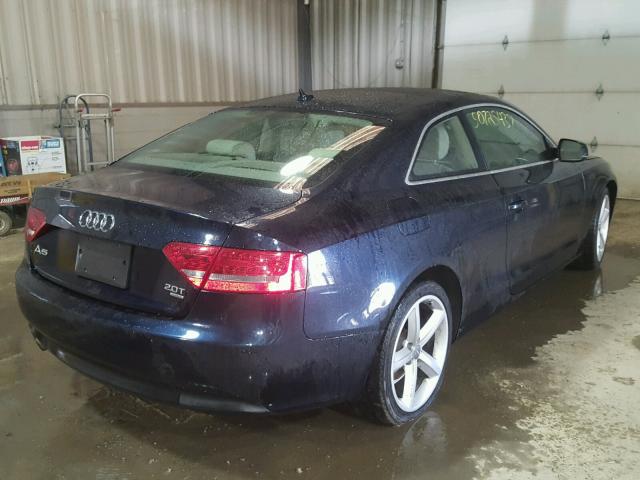 WAULFAFR9AA002183 - 2010 AUDI A5 PREMIUM BLUE photo 4