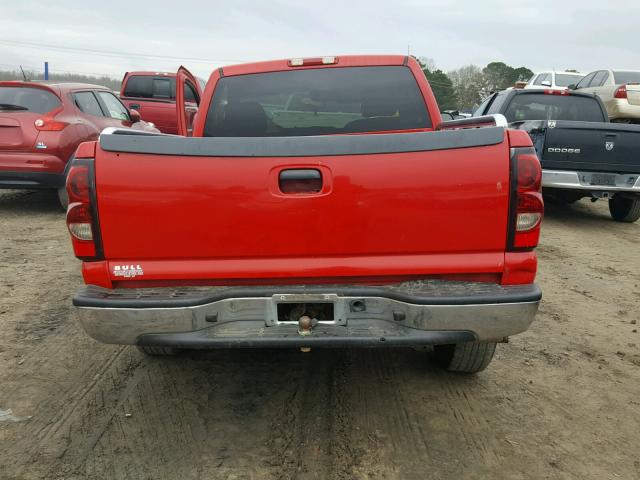 1GCEC14X16Z251219 - 2006 CHEVROLET SILVERADO RED photo 6