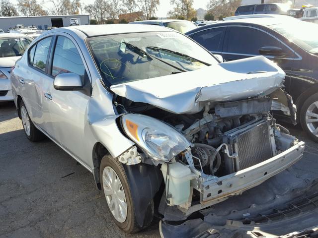 3N1CN7AP5CL877435 - 2012 NISSAN VERSA S SILVER photo 1