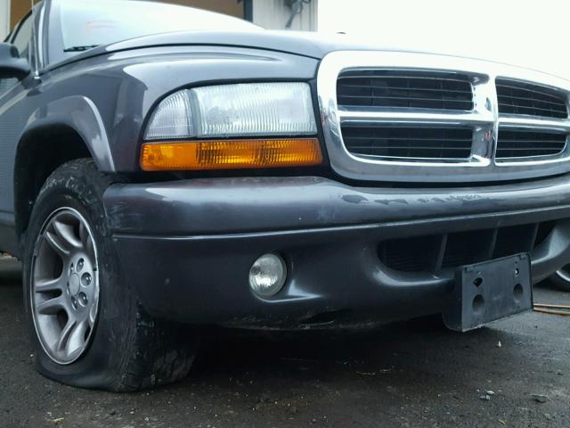 1D4HS48N23F543973 - 2003 DODGE DURANGO SL GRAY photo 9