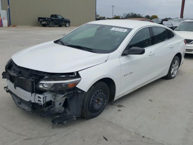 1G1ZB5ST1GF302516 - 2016 CHEVROLET MALIBU LS თეთრი ფოტო 2