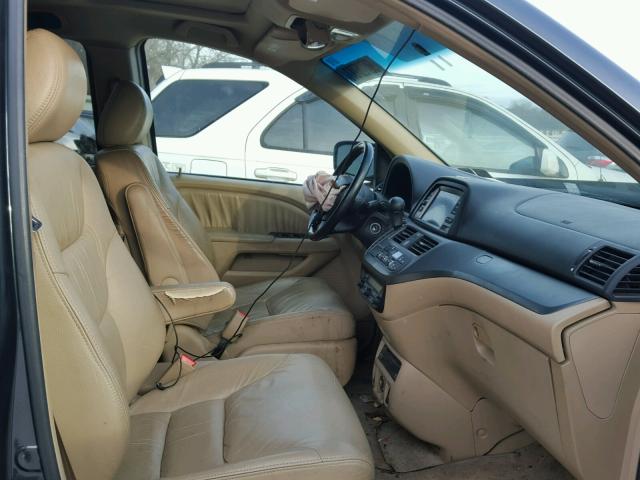 5FNRL38796B462441 - 2006 HONDA ODYSSEY EX GRAY photo 5