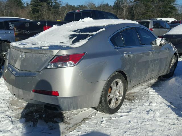 19UUA86599A020711 - 2009 ACURA TL SILVER photo 4