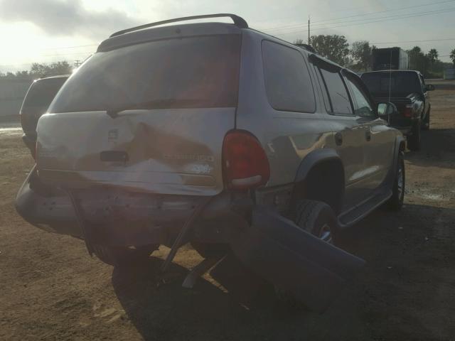 1D4HR38N83F581262 - 2003 DODGE DURANGO SP BROWN photo 4