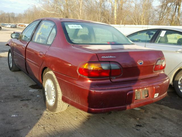 1G1ND52J82M698519 - 2002 CHEVROLET MALIBU RED photo 3