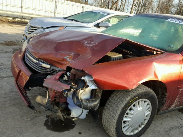 1G1ND52J82M698519 - 2002 CHEVROLET MALIBU RED photo 9