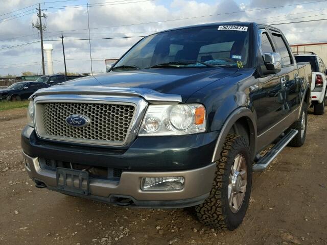 1FTPW14524FA39930 - 2004 FORD F150 SUPER GREEN photo 2