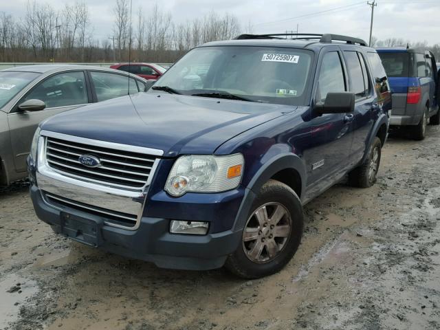 1FMEU738X7UB12999 - 2007 FORD EXPLORER X BLUE photo 2