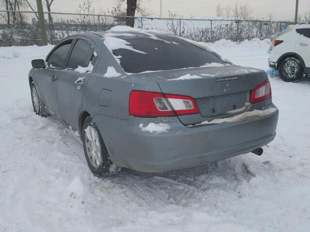 4A3AB36F09E602471 - 2009 MITSUBISHI GALANT ES GRAY photo 3