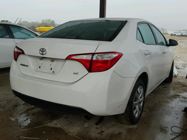 5YFBURHE7FP284324 - 2015 TOYOTA COROLLA L WHITE photo 4