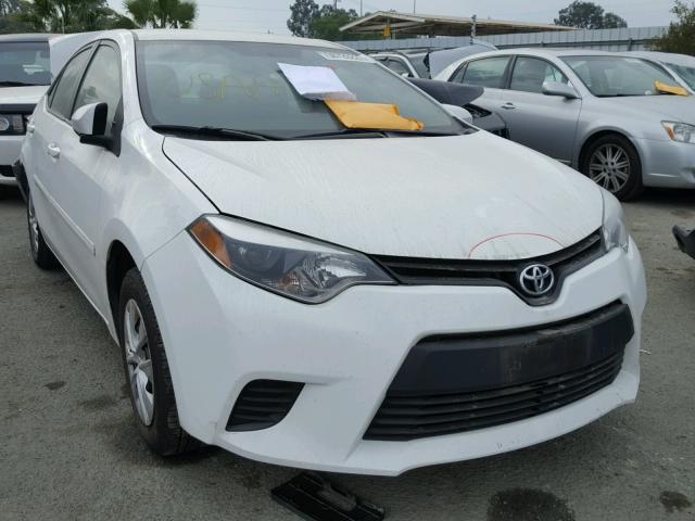 5YFBURHE7EP020499 - 2014 TOYOTA COROLLA L WHITE photo 1