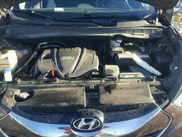 KM8JU3AG6FU987982 - 2015 HYUNDAI TUCSON LIM BROWN photo 7