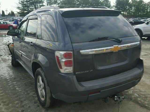 2CNDL63F376041084 - 2007 CHEVROLET EQUINOX LT GRAY photo 3