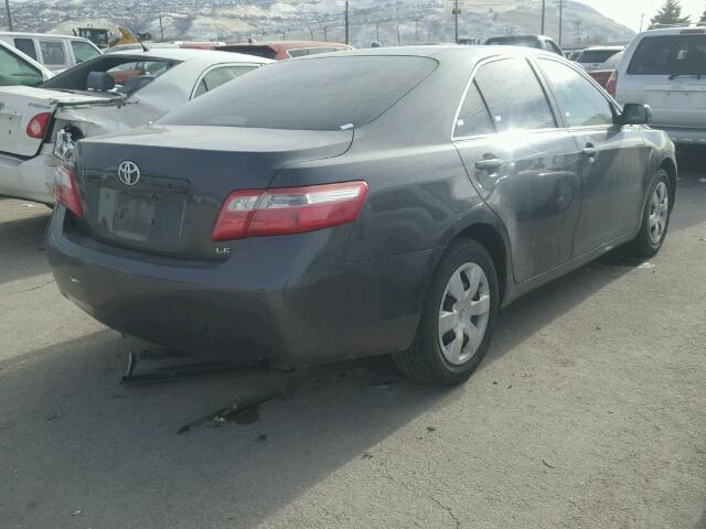 4T1BE46K09U305221 - 2009 TOYOTA CAMRY BASE GRAY photo 4