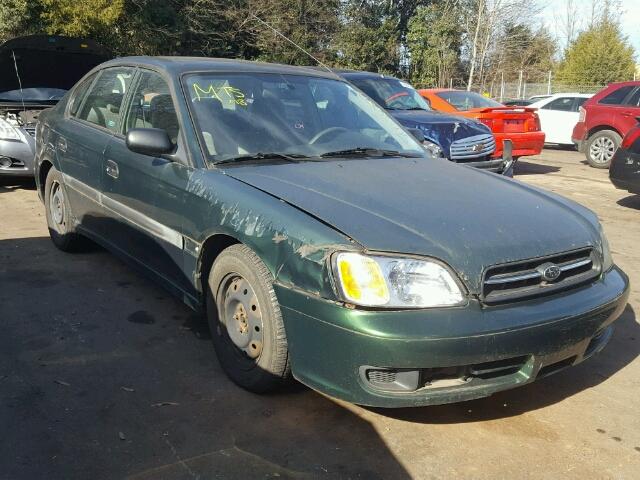 4S3BE6350Y7212324 - 2000 SUBARU LEGACY L GREEN photo 1