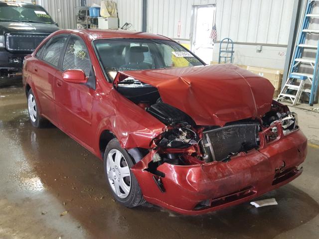 KL5JD56Z45K223655 - 2005 SUZUKI FORENZA S RED photo 1