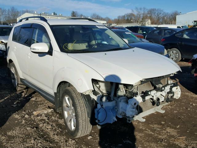 JA4JT4AX1AZ009036 - 2010 MITSUBISHI OUTLANDER WHITE photo 1