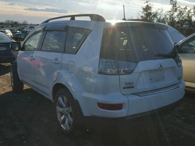 JA4JT4AX1AZ009036 - 2010 MITSUBISHI OUTLANDER WHITE photo 3