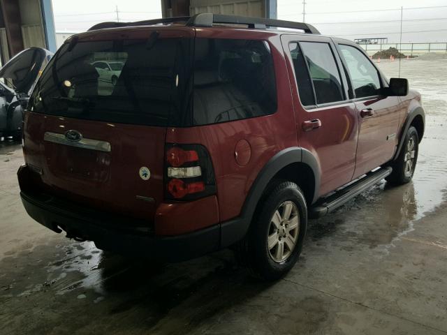 1FMEU73E47UA72019 - 2007 FORD EXPLORER X RED photo 4