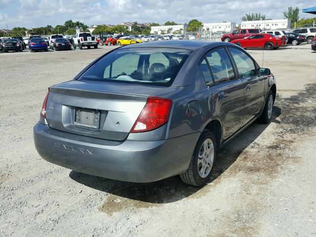 1G8AJ52F05Z102427 - 2005 SATURN ION LEVEL GRAY photo 4