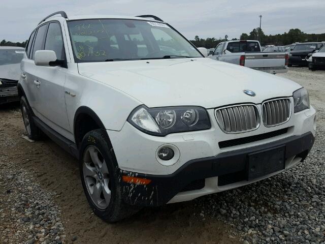 WBXPC93467WF09936 - 2007 BMW X3 3.0SI WHITE photo 1