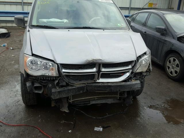 2C4RDGBG7DR765975 - 2013 DODGE GRAND CARA GRAY photo 9