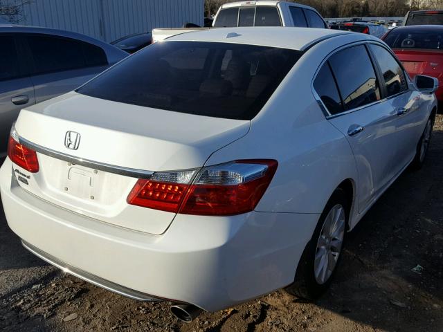 1HGCR2F86DA036515 - 2013 HONDA ACCORD EXL WHITE photo 4