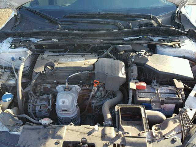 1HGCR2F86DA036515 - 2013 HONDA ACCORD EXL WHITE photo 7