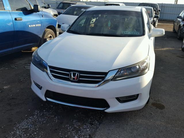 1HGCR2F86DA036515 - 2013 HONDA ACCORD EXL WHITE photo 9