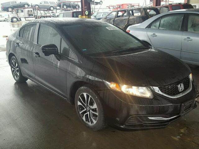 19XFB2F86FE038216 - 2015 HONDA CIVIC EX BLACK photo 1