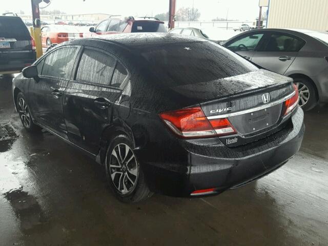 19XFB2F86FE038216 - 2015 HONDA CIVIC EX BLACK photo 3