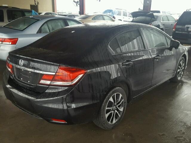 19XFB2F86FE038216 - 2015 HONDA CIVIC EX BLACK photo 4