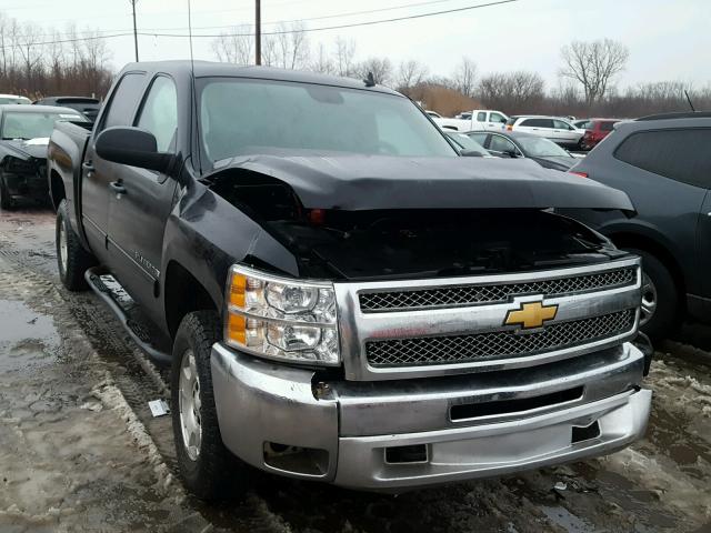 1GCPKSE78CF129499 - 2012 CHEVROLET SILVERADO BLACK photo 1