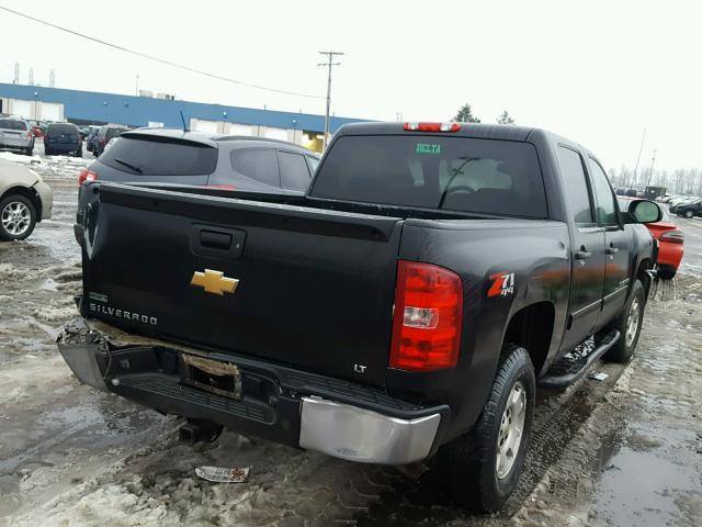 1GCPKSE78CF129499 - 2012 CHEVROLET SILVERADO BLACK photo 4