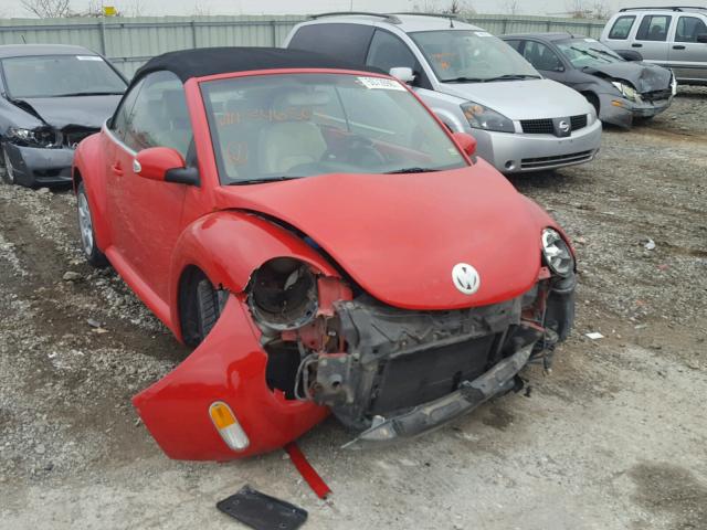 3VWBM31Y54M346502 - 2004 VOLKSWAGEN NEW BEETLE 红色 照片 1