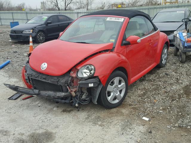 3VWBM31Y54M346502 - 2004 VOLKSWAGEN NEW BEETLE 红色 照片 2