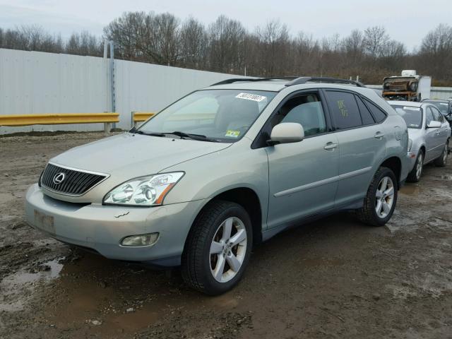 2T2HK31U67C011211 - 2007 LEXUS RX 350 SILVER photo 2