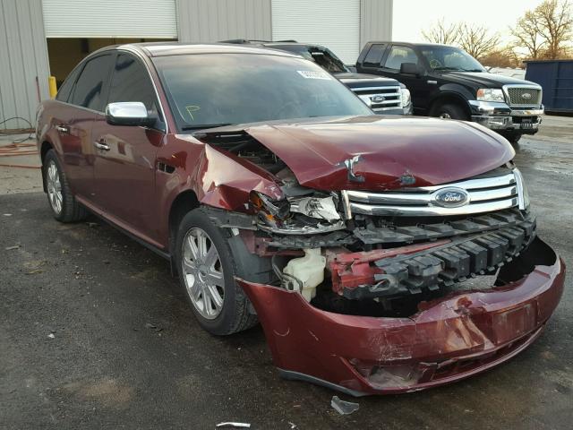 1FAHP25W18G136279 - 2008 FORD TAURUS LIM MAROON photo 1