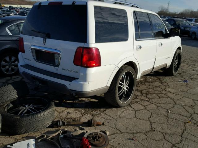 5LMFU28R03LJ32295 - 2003 LINCOLN NAVIGATOR WHITE photo 4
