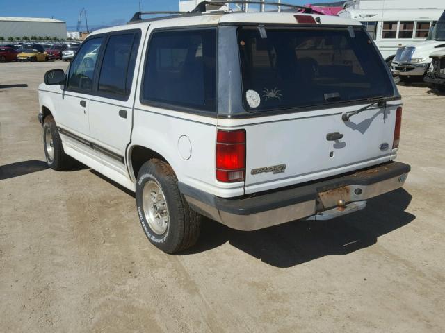 1FMDU34X9PUD86124 - 1993 FORD EXPLORER WHITE photo 3