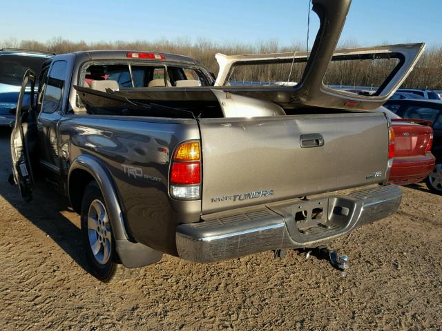 5TBRT34144S448367 - 2004 TOYOTA TUNDRA ACC GRAY photo 3